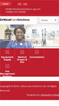 Mobile Screenshot of criticalcaresolutions-ug.com
